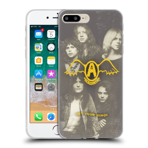 Aerosmith Classics Get Your Wings Soft Gel Case for Apple iPhone 7 Plus / iPhone 8 Plus