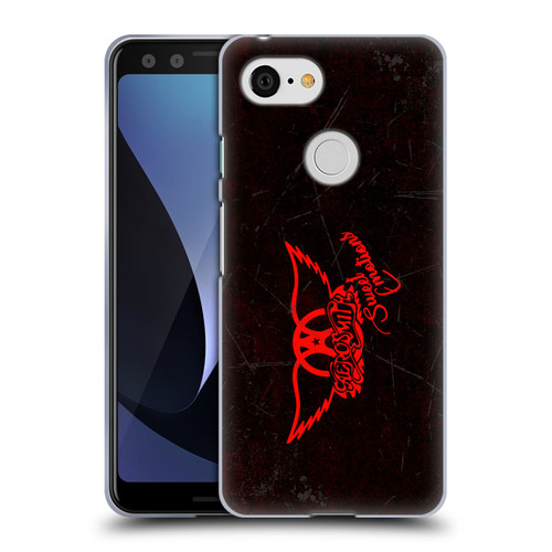 Aerosmith Classics Red Winged Sweet Emotions Soft Gel Case for Google Pixel 3