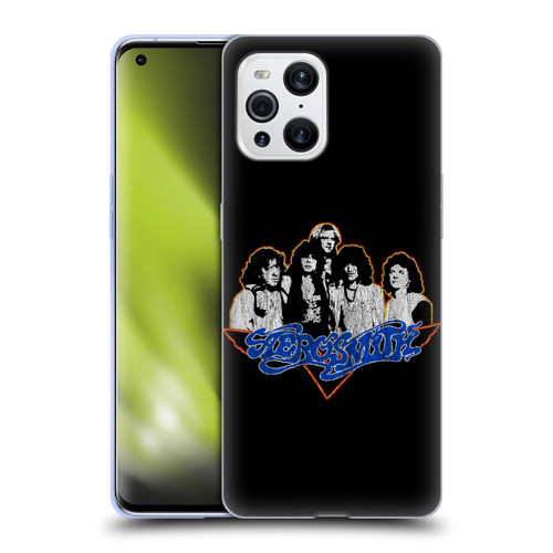 Aerosmith Classics Group Photo Vintage Soft Gel Case for OPPO Find X3 / Pro