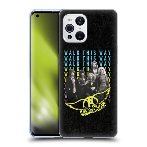 Aerosmith Classics Walk This Way Soft Gel Case for OPPO Find X3 / Pro