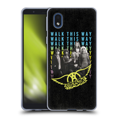 Aerosmith Classics Walk This Way Soft Gel Case for Samsung Galaxy A01 Core (2020)