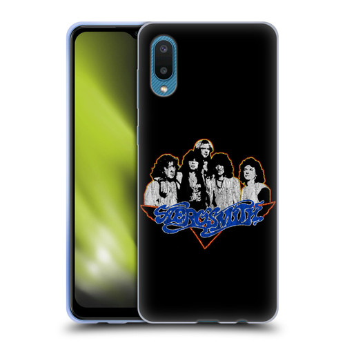 Aerosmith Classics Group Photo Vintage Soft Gel Case for Samsung Galaxy A02/M02 (2021)