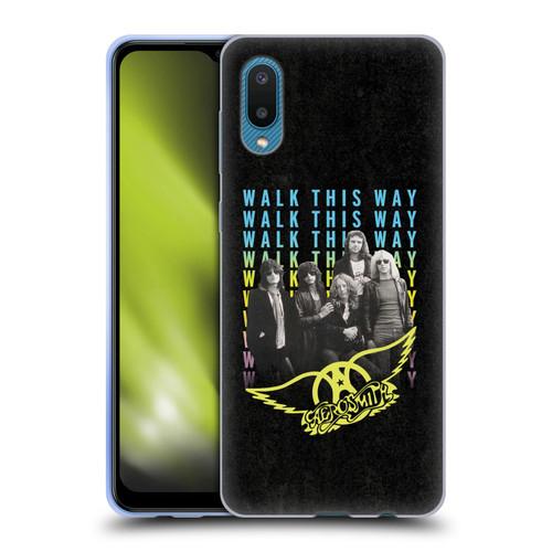 Aerosmith Classics Walk This Way Soft Gel Case for Samsung Galaxy A02/M02 (2021)