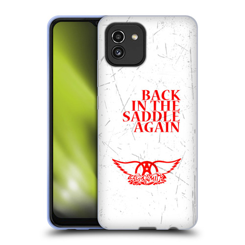 Aerosmith Classics Back In The Saddle Again Soft Gel Case for Samsung Galaxy A03 (2021)