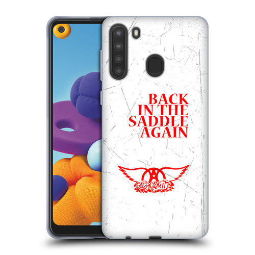 Aerosmith Classics Back In The Saddle Again Soft Gel Case for Samsung Galaxy A21 (2020)