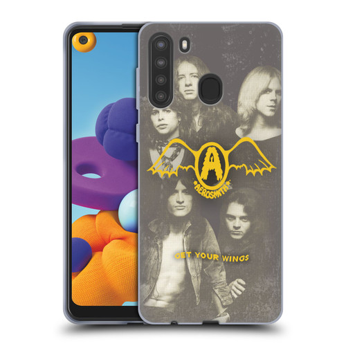 Aerosmith Classics Get Your Wings Soft Gel Case for Samsung Galaxy A21 (2020)
