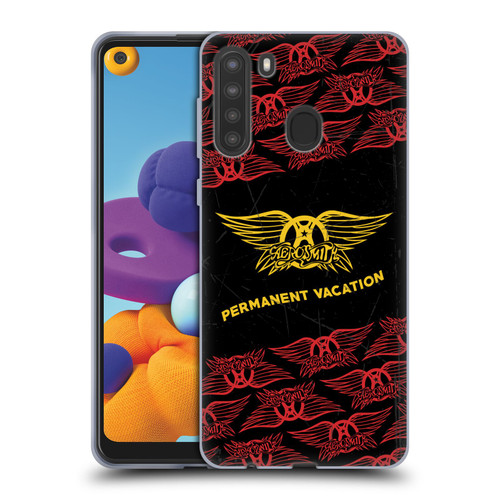 Aerosmith Classics Permanent Vacation Soft Gel Case for Samsung Galaxy A21 (2020)