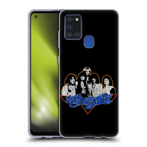 Aerosmith Classics Group Photo Vintage Soft Gel Case for Samsung Galaxy A21s (2020)