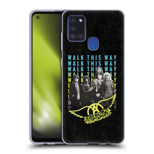 Aerosmith Classics Walk This Way Soft Gel Case for Samsung Galaxy A21s (2020)