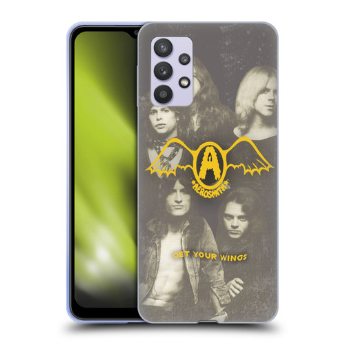 Aerosmith Classics Get Your Wings Soft Gel Case for Samsung Galaxy A32 5G / M32 5G (2021)