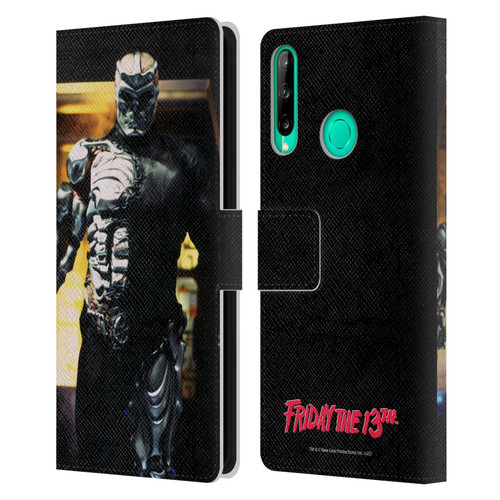 Friday the 13th: Jason X Comic Art And Logos Jason Cyborg Leather Book Wallet Case Cover For Huawei P40 lite E