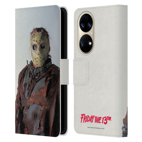 Friday the 13th: Jason X Comic Art And Logos Jason Leather Book Wallet Case Cover For Huawei P50