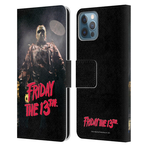 Friday the 13th: Jason X Comic Art And Logos Jason Voorhees Leather Book Wallet Case Cover For Apple iPhone 12 / iPhone 12 Pro