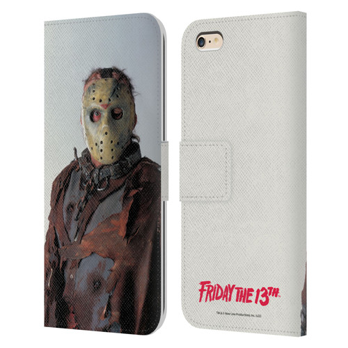 Friday the 13th: Jason X Comic Art And Logos Jason Leather Book Wallet Case Cover For Apple iPhone 6 Plus / iPhone 6s Plus