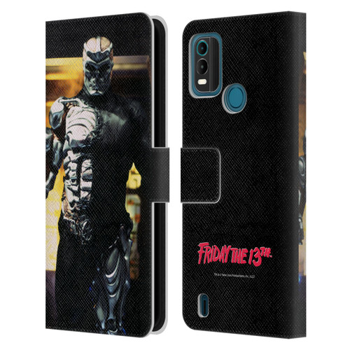 Friday the 13th: Jason X Comic Art And Logos Jason Cyborg Leather Book Wallet Case Cover For Nokia G11 Plus