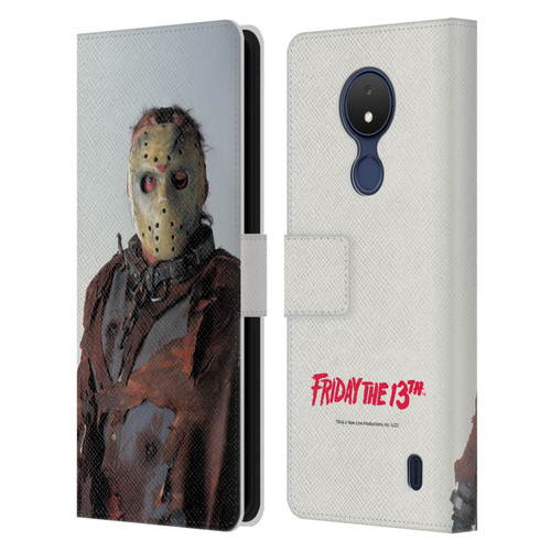 Friday the 13th: Jason X Comic Art And Logos Jason Leather Book Wallet Case Cover For Nokia C21