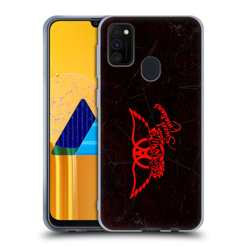 Aerosmith Classics Red Winged Sweet Emotions Soft Gel Case for Samsung Galaxy M30s (2019)/M21 (2020)