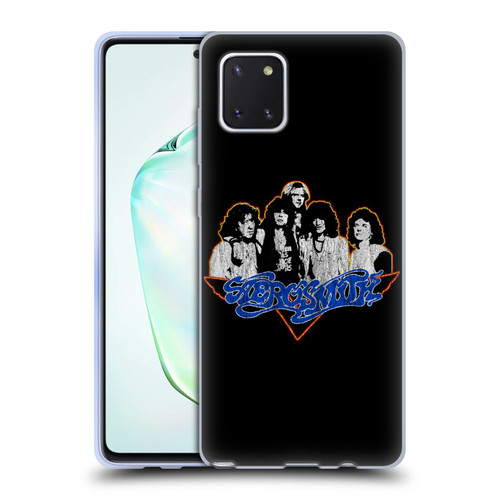 Aerosmith Classics Group Photo Vintage Soft Gel Case for Samsung Galaxy Note10 Lite