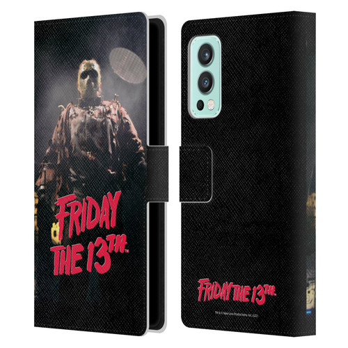 Friday the 13th: Jason X Comic Art And Logos Jason Voorhees Leather Book Wallet Case Cover For OnePlus Nord 2 5G