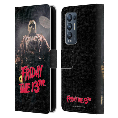 Friday the 13th: Jason X Comic Art And Logos Jason Voorhees Leather Book Wallet Case Cover For OPPO Find X3 Neo / Reno5 Pro+ 5G