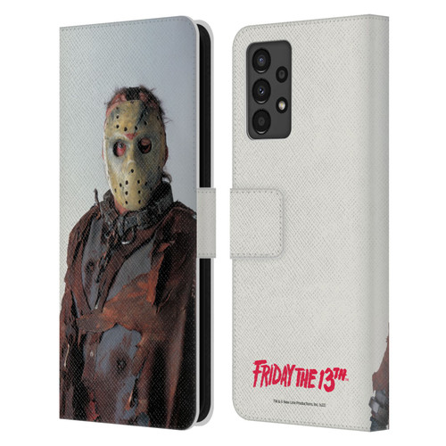 Friday the 13th: Jason X Comic Art And Logos Jason Leather Book Wallet Case Cover For Samsung Galaxy A13 (2022)