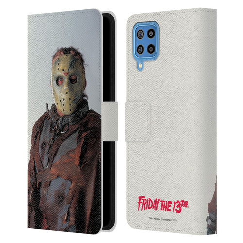 Friday the 13th: Jason X Comic Art And Logos Jason Leather Book Wallet Case Cover For Samsung Galaxy F22 (2021)
