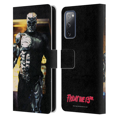 Friday the 13th: Jason X Comic Art And Logos Jason Cyborg Leather Book Wallet Case Cover For Samsung Galaxy S20 FE / 5G