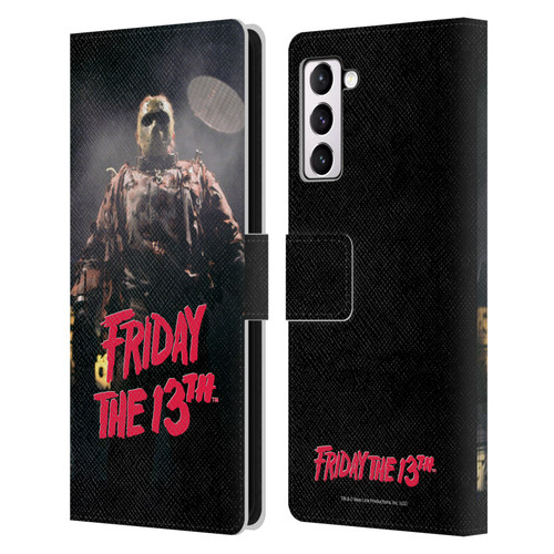 Friday the 13th: Jason X Comic Art And Logos Jason Voorhees Leather Book Wallet Case Cover For Samsung Galaxy S21+ 5G
