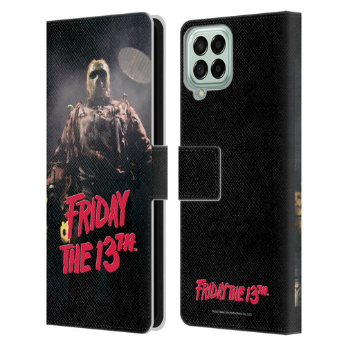 Friday the 13th: Jason X Comic Art And Logos Jason Voorhees Leather Book Wallet Case Cover For Samsung Galaxy M33 (2022)