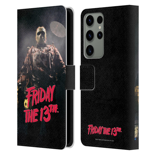 Friday the 13th: Jason X Graphics Jason Voorhees Leather Book Wallet Case Cover For Samsung Galaxy S23 Ultra 5G