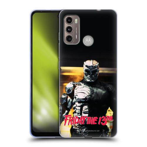 Friday the 13th: Jason X Graphics Jason Cyborg Soft Gel Case for Motorola Moto G60 / Moto G40 Fusion