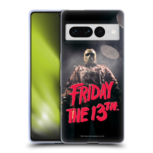 Friday the 13th: Jason X Comic Art And Logos Jason Voorhees Soft Gel Case for Google Pixel 7 Pro