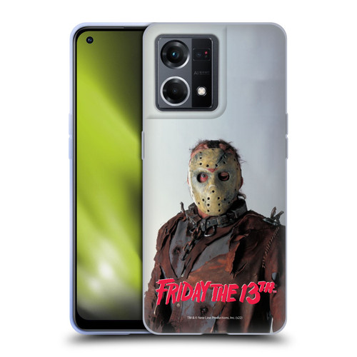 Friday the 13th: Jason X Comic Art And Logos 80th Anniversary Newspaper Soft Gel Case for OPPO Reno8 4G