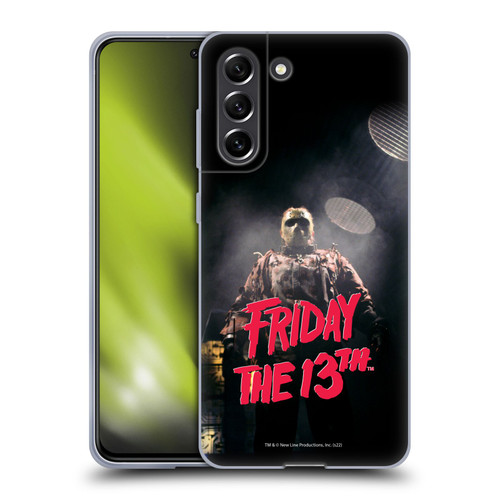Friday the 13th: Jason X Comic Art And Logos Jason Voorhees Soft Gel Case for Samsung Galaxy S21 FE 5G