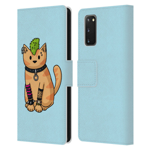 Beth Wilson Doodlecats Punk 2 Leather Book Wallet Case Cover For Samsung Galaxy S20 / S20 5G