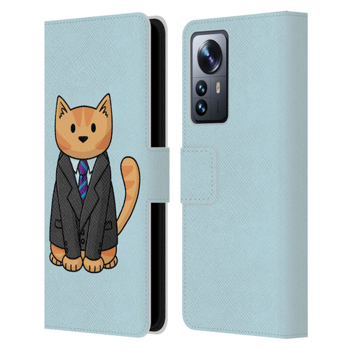 Beth Wilson Doodle Cats 2 Business Suit Leather Book Wallet Case Cover For Xiaomi 12 Pro