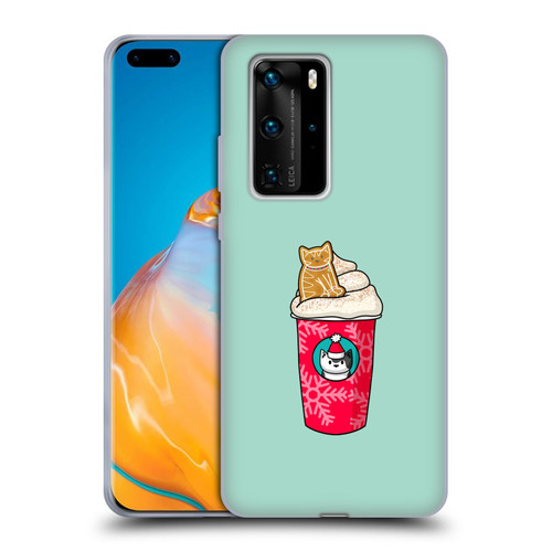 Beth Wilson Doodlecats Gingerbread Latte Soft Gel Case for Huawei P40 Pro / P40 Pro Plus 5G
