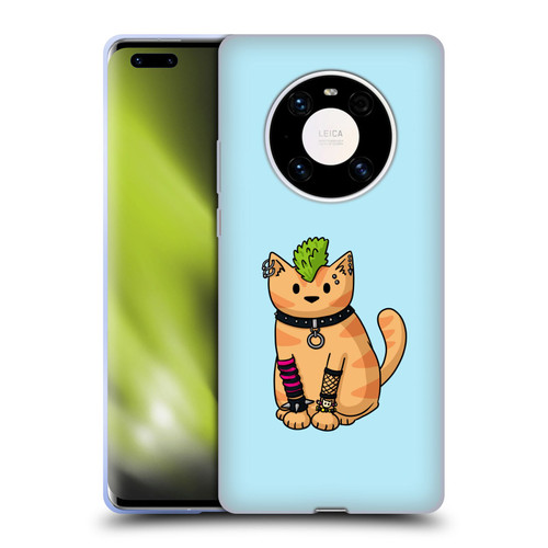 Beth Wilson Doodlecats Punk 2 Soft Gel Case for Huawei Mate 40 Pro 5G