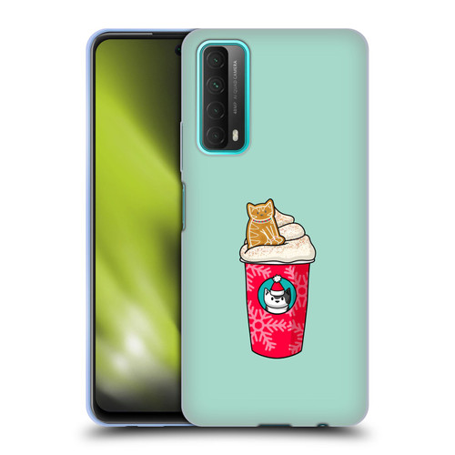 Beth Wilson Doodlecats Gingerbread Latte Soft Gel Case for Huawei P Smart (2021)