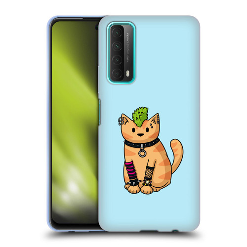 Beth Wilson Doodlecats Punk 2 Soft Gel Case for Huawei P Smart (2021)