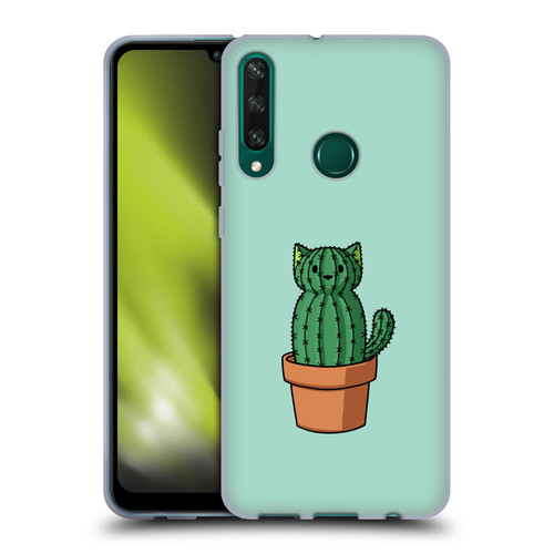 Beth Wilson Doodlecats Cactus Soft Gel Case for Huawei Y6p