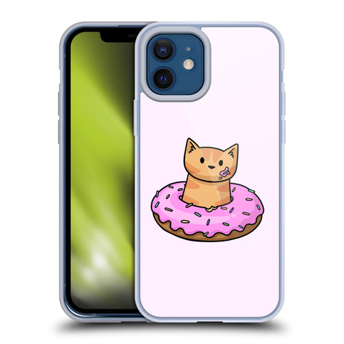 Beth Wilson Doodlecats Donut Soft Gel Case for Apple iPhone 12 / iPhone 12 Pro