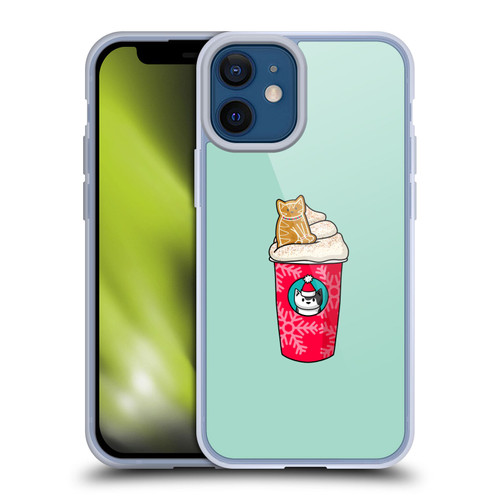 Beth Wilson Doodlecats Gingerbread Latte Soft Gel Case for Apple iPhone 12 Mini