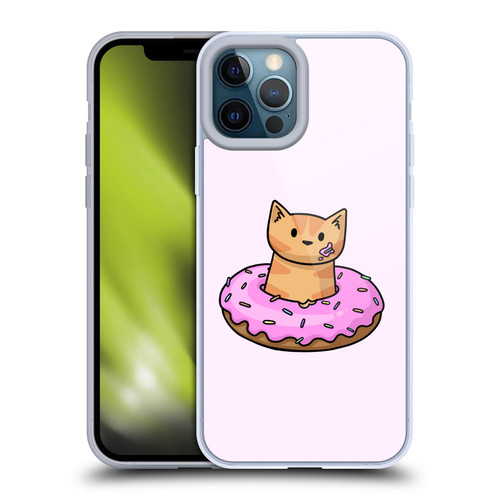 Beth Wilson Doodlecats Donut Soft Gel Case for Apple iPhone 12 Pro Max