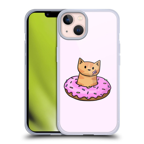 Beth Wilson Doodlecats Donut Soft Gel Case for Apple iPhone 13