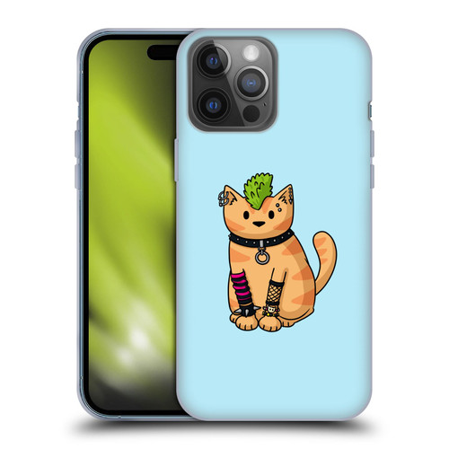 Beth Wilson Doodlecats Punk 2 Soft Gel Case for Apple iPhone 14 Pro Max