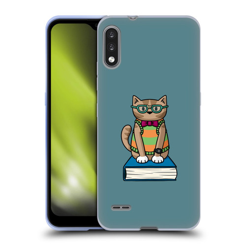 Beth Wilson Doodlecats Nerd Soft Gel Case for LG K22