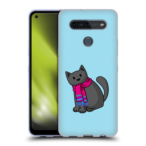 Beth Wilson Doodlecats Cold In A Scarf Soft Gel Case for LG K51S