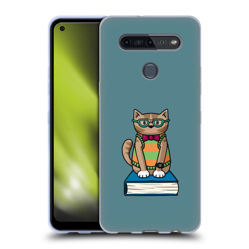 Beth Wilson Doodlecats Nerd Soft Gel Case for LG K51S