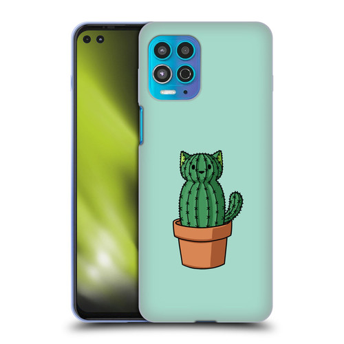 Beth Wilson Doodlecats Cactus Soft Gel Case for Motorola Moto G100